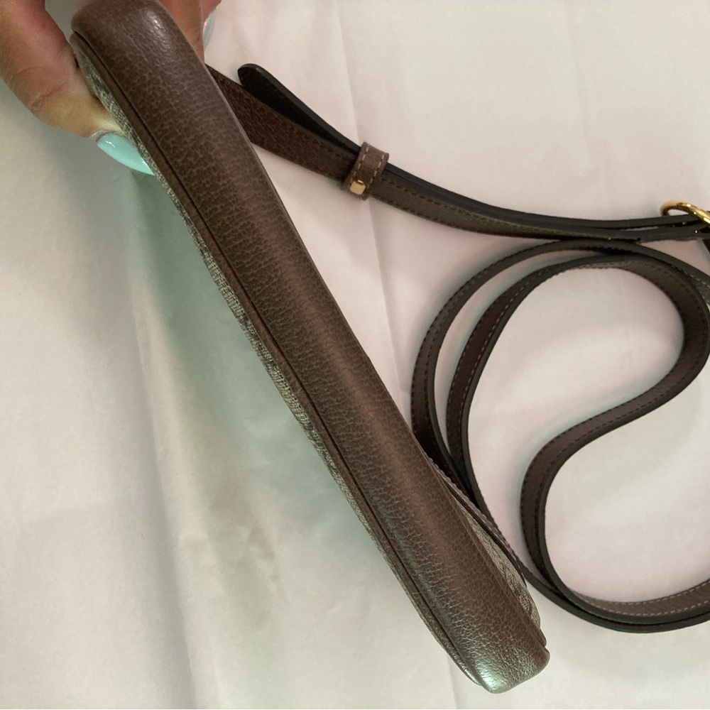 SOLD ‼️Gucci Crossbody Bag in Brown and Green with Signature Monogram - Picture 5 of 16